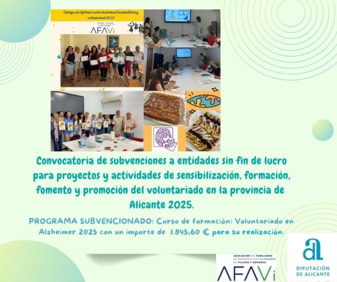 ¡MUCHAS GRACIAS DIPUTACIÓN DE ALICANTE!