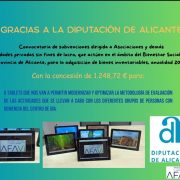 ¡¡GRACIAS A LA DIPUTACIÓN DE ALICANTE!!