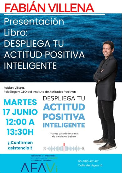 VISITA PRESENTACIÓN LIBRO “DESPLIEGA TU ACTITUD POSITIVA INTELIGENTE” EN AFAVi