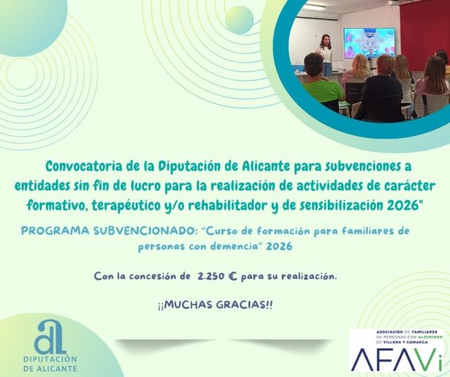GRACIAS DIPUTACION DE ALICANTE