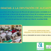 ¡¡MUCHAS GRACIAS DIPUTACION DE ALICANTE!!