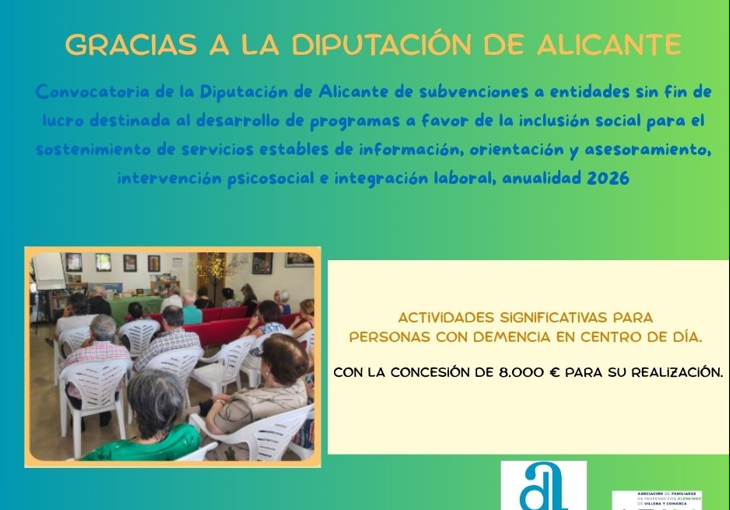¡¡MUCHAS GRACIAS DIPUTACION DE ALICANTE!!