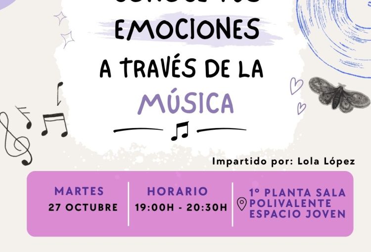 TALLER CONOCE TUS EMOCIONES A TRAVÉS DE LA MÚSICA